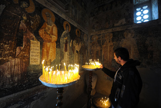 manastir- sveće