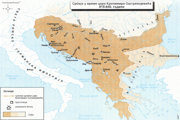 Karta Srbije Kroz Vekove Superjoden