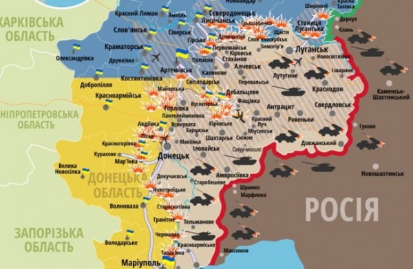 novorusija- mapa- karta